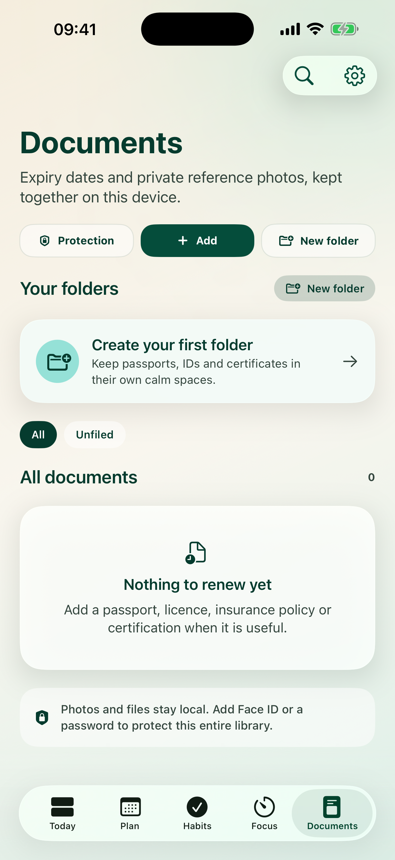 Documents & Reminders